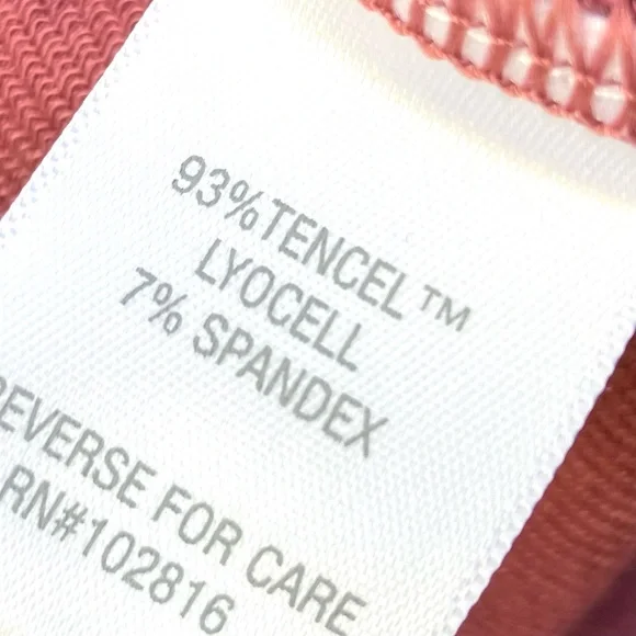 Garnet Hill Mauve Wide Leg Pull On Pants Sz Medium - Picture 4 of 6